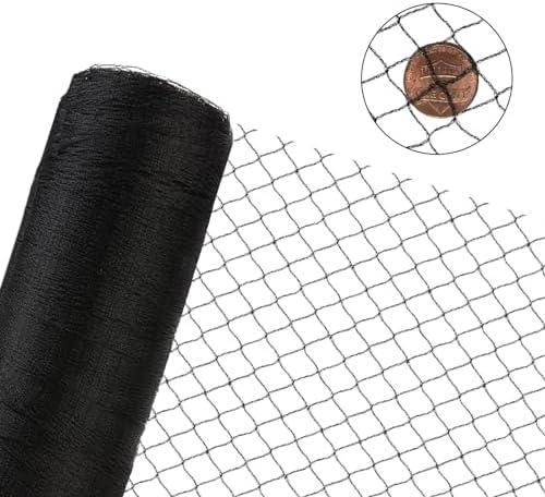 Vocray Woven Bird Netting 10X30 FT, 1/2" Mesh, Strong Bird Net Protect Fruit Trees, Blueberry, Vegetables, Strawberry Plants, Garden Netting Pest Barrier, Against Deer, Squirres, Small Critters