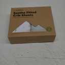 KeaBabies 2-Pack Organic Crib Sheets for Boys, Girls - 52x28 Fitted Crib Mattress Sheet Neutral, Breathable Jersey Cotton Cover for Baby Bed, Toddler Mattress, Soft & Cute Prints (ABC Land Sky)