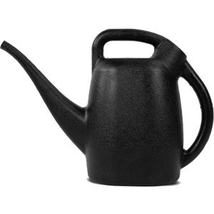 Chapin 48000 Watering Can, Garden, Indoor and Outdoor Plants, Recycled Plastic, Made in USA, Black, 0.5 Gallon (2.3 Liters)