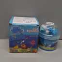 Shark Ocean Slime Kit with Ice Cream Tub - 8 Oz Blue Crystal Slime, Slime Party Favors for Kids, Resin Shark Charm & Glitter - Non-Sticky Sensory Toys for Boy & Girls 6-12,STEAM Classroom Gifts