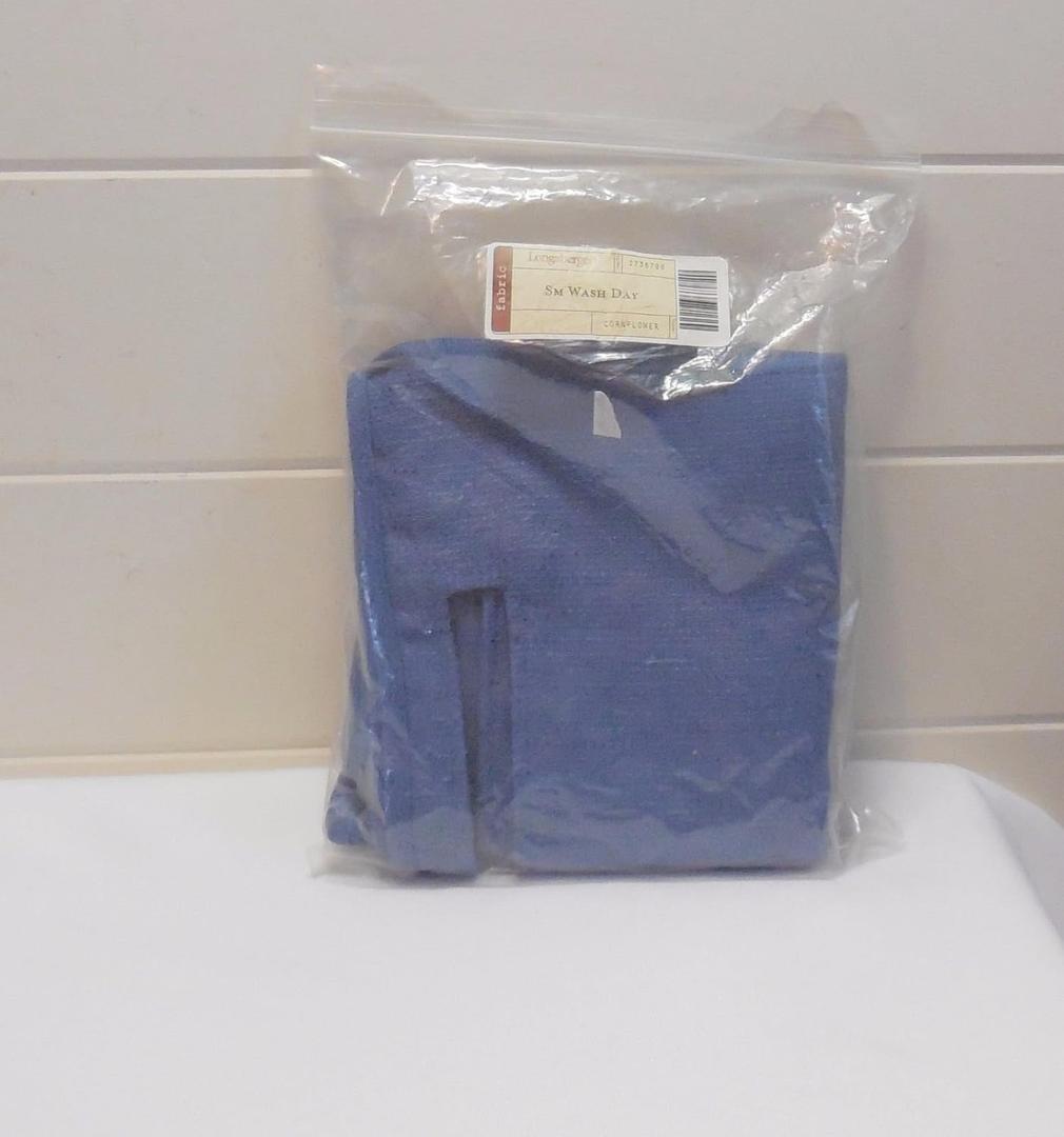 Longaberger Small Wash Day Basket Cornflower Blue Fabric OE Liner