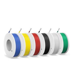 20 awg Wire,20 awg Silicone Electrical Wire -SCHDRA 20 Gauge Tinned Copper Wires(6 Colors 10ft Each Color)(OD: 1.8 mm),Stranded Wire-for Electronics, DIY Projects, Automotive Wiring