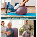 Trideer Exercise Ball Yoga Ball,Office Seating & Balance Ball Chair, Stability Ball for Pilates, Physical Therapy,Core Training & Balance Improvement & Stretching, Size: L(23-26ines/58-65cm)