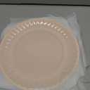 TP 10.5" Melamine Paper Plates, Reusable Outdoor Plates for Parties or Picnics, Round, Set of 5, Light Pink