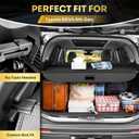 T TGBROS Cargo Cover for Toyota RAV4 2026 Carbon Fiber Retractable Trunk Cover with Car Mesh Organizer Net Bag, Car Privacy Shield for RAV4 Accessories
