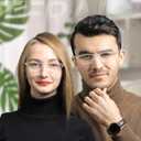 TERAISE Fashion Anti-blue light Reading Glasses Men Women Computer Reader, 4.00X