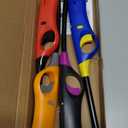 4 Pack Candle Lighter Long Lighters, Refillable Butane Lighters for Candle Camping Fireplace Party BBQ Grill(No Fuel)