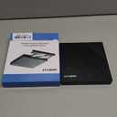 Amicool External DVD Drive USB 3.0 USB C CD Burner CD/DVD +/-RW Optical Drive, Slim Portable DVD CD ROM Rewriter Writer Duplicator for Laptop Desktop PC Windows 11/10/8/7 MacBook Mac Linux OS Apple