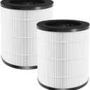 M02 replacement filter Compatible with MOOKA M02 Air Purifier, High-Efficiency Activated Carbon Filter Filtration System, 3-in-1 Pre-Filter, 2 Pack