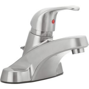 Aqua Vista 30-B410-AV-BN Watersense Certified Bathroom Sink Faucet, Brushed Nickel Single Handle