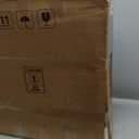 LINSY HOME Farmhouse End Table with Charging Station, Narrow Side Table for Living Room, Sofa Side Table with Drawer and Storage Cabinet, Small Nightstand for Home Office (Wood Door, Washed Grey and Brown)