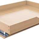 Pull Out Drawers for Cabinet Wood 31.5"W x 23"D Slide Out Organizer