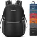 Gonex 30L Ultra Lightweight Packable Backpack, Handy Foldable Daypack for Camping Outdoor Travel Cycling Backpacking (Black)