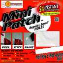 Stepsaver Products USA Made Mini Patch Textured Wall Repair Kit. Repair Nail and Wall Anchor Sized Holes (1) Pack Provides 54 Small Hole Repair Patches.
