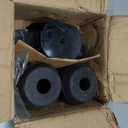 AUCERAMIC FR250SDJ 2Pcs Rear Bump Stop Rubber Compatible with 2017-2024 Ford F-250 Super Duty 2WD/4WD Truck
