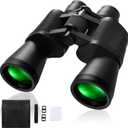 10x50 High Powered Binoculars for Adults - Large View Waterproof Binoculars with Low Light Vision BAK-4 Prism FMC Lens for Bird Watching Hunting, Football Games Travel Stargazing Cruise, Black