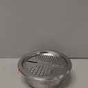 Slowtee 3 in 1 Stainless Steel Grater Shredder Slicer with Colander Drain Basin Bowl for Vegetables Fruits Salad as Washing Basket in Kitchen