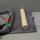 Psicway 17.1-inch Small Cat Tree Tower with Scratching Post for Indoor Cats,Grey