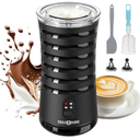 Electric Milk Frother, Paris Rhône 4-in-1 Milk Steamer and Frother, Hot & Cold Foam Milk Warmer with Temperature Control, Auto Shut-Off Frothers for Coffee, Latte,Macchiato, Cappuccino