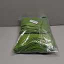 GLAMBURG 100% Cotton Ultra Soft 6 Pack Towel Set, Contains 2 Bath Towels 28x55 Inches, 2 Hand Towels 16x24 Inches & 2 Wash Coths 12x12 Inches, Compact Absorbent Lightweight & Quickdry - Kiwi Green