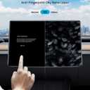 REEVAA 2025 Tesla Model X/S Screen Protector [No Glare & Fingerprint], 9H Tempered Glass Fit for Model X/S 2021-2025, Front/Rear Screen with Alignment Kit Accessories, Matte