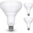 Feit Electric LED BR40 Bulbs, Dimmable, 65W Equivalent, 10 Year Life, 850 Lumens, E26 Base, 5000k Daylight, Flood Lights, Recessed Can Light Bulbs, Damp Rated, UL Listed, 2 Pack, BR40DM/850/10KLED/2