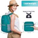 ZOMAKE Ultra Lightweight Hiking Backpack 20L, Packable Small Backpacks Water Resistant Daypack for Women Men(Lake Green)