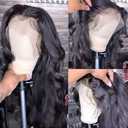 NewYou 26 Inch Body Wave Lace Front Wigs Human Hair Pre Plucked for Black Women 13x4 Frontal Wigs Human Hair Brazilian Glueless Wigs Human Hair