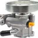 Power Steering Pump Compatible For Volvo V70 S80 XC90 XC70 / Land Rover LR2 XC60 LR007207 LR007208 LR003776 LR006721 14347757