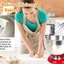 Upgraded Stainless Steel 6-Wire Whip Attachment Compatible with KitchenAid 4.5-5 Quart Tilt-Head Stand Mixer,Dishwasher Safe