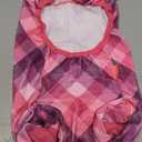 KYEESE Dog Pajamas Soft Checkered Dog Pajamas Velvet Dog Pajamas for Medium Dogs Stretchable Dog Onesie Comfy Dog Coat Dog Pjs Dog Clothes Dog Apparel, Pink, XXL