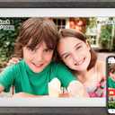 FRAMEO 15.6 Inch 32GB WiFi Large Digital Photo Frame 1920 * 1080 IPS FHD Touch Screen Smart Digital Picture Frame, Wall Mountable, Auto-Rotate,Share Moments Instantly via Frameo App from Anywhere (Black)