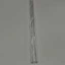 MECCANIXITY Plastic Pipe Rigid Polycarbonate Round Tube Clear 0.86"(22mm) ID 1"(25mm) OD 17" (425mm) High Impact for Lighting, Models, Water Plumbing
