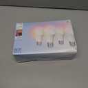 Philips Hue Essential Smart LED A19 Bulb, White and Color Ambiance, E26 Base, 8.8W, 2200K-6500K, 800 Lumens, Dimmable, Works with Alexa, Google, and Apple Home, 4-Pack