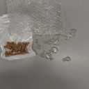 Patelai 50 Pcs Mini Glass Bottles Jars with Cork Stoppers Tiny Cork Glass Bottles Halloween Small Wishing Message Jars DIY Decor for Winter Christmas Party Wedding Baby Shower Favors(Geometric Shape)