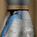 Drafting Chair Tall Office Chair with Flip-up Armrests, Adjustable Height, and Enhanced Lumbar Support - Ergonomic Rolling Stool, Back Support, and Adjustable Foot Rest Ring for Standing Desk Khaki (934W-Z)