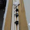 Lincia Adjustable Whiteboard Easel Stand Only Large Mobile Rolling Whiteboard Stand on Wheels Double-Sided Standing Dry Erase Board Mounting Brackets for Home Office Classroom School