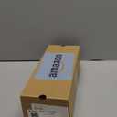 Coutgo Womens Pointed Toe V Cut Mules Chunky Block Heels Slip On Clogs Fashion Office Slides Shoes (9.5, Black)