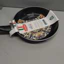 Deco 11” Nonstick Frying Pan Skillet, Made in Italy, Diamond Ceramic PFAS-Free, Dishwasher & Metal Utensil Safe, Durable Gloss Enamel Finish, Stay-Cool Handle, High Walls-Extra Room, Blue