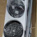 ZMISHIBO 62 inch Large Ceiling Fans with Lights and Remote, Indoor/Outdoor Black Modern Ceiling Fan for Kitchen Living Room Patio, 6 Speed Reversible Quiet DC Motor, 3 CCT, Dual Finish 8 Blades