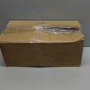 MARTINE MALL 2FT Pre-Decorated Small Christmas Tree with Lights, Snowy Flocked Mini Christmas Tree Artificial Tabletop Christmas Trees with Pink Owl Bow Hanging Ornaments for Table Desk Small Space