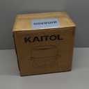 6.5QT Visible Glass Air Fryer, 8-in-1 Long Tray Design with 360 Viewing Window, Digital Touchscreen, Fries, Cake, Defrost, Chicken Wings, Dishwasher Safe, Oil-Less Oven