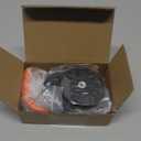 MUTUACTOR Heavy Duty Magnetic Broom Holder, 1PCS Mounting Broom and Mop Hanger, Anti-slip Black Magnetic Tool Holder 3 Slots and 4 Hooks for Fridge, Metal Door, Garage, Work Station