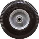 Marathon 33102 8x2" Flat Free, Hand Truck / All Purpose Utility Tire on Wheel, 2.375" Centered Hub, 1/2" Bearings