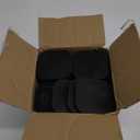 24 Pack Furniture Risers 1,2 or 3 Inch, Adjustable Bed Risers Heavy Duty For Table Desk Couch Chair Sofa Cabinet Bed Legs Dorm, Square Stackable Bed Raisers Blocks Lift Height 1", 2" or 3", Black