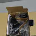 Panasonic Cordless Phone with Answering Machine, Advanced Call Block, Bilingual Caller ID and High-Contrast Display, Expandable System with 1 Handset Cordless Telephone - KX-TGD830M (Metallic Black)