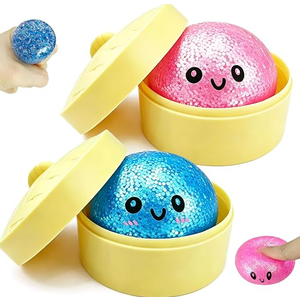 KTRCU Mini Squishies (Blue+Pink 16PCS)