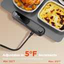 FEPPO Food Warming Mat, (XXL 35x16) Electric Warming Trays for Buffets Party, Fast Full-Surface Heating Mat for Food with 19 Level Adjustable Temperature and 6 Hours Timer, Roll Up Food Warmer