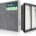 Engine & Cabin Air Filter Set for Hyundai KONA (2018-2023), for Veloster (2019-2021), for Kia Soul (2020-2024); Replace CF12160, 97133-D1000; CA12057, 28113-F2000