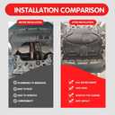 Engine Guards Mud Flaps for VW Beetle 2012 2013 2014 2015 2016 2017 2018 2019 Front Engine Splash Shield Guards Suitable for Beetle Under Engine Cover Directly Replace Original One Black